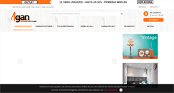 Desktop Screenshot of igan-iluminacion.com